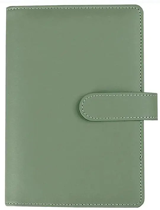 A6/A5 Macaroon Color PU Leather DIY Binder Notebook Cover Diary Agenda Planner Paper Cover School Stationery
