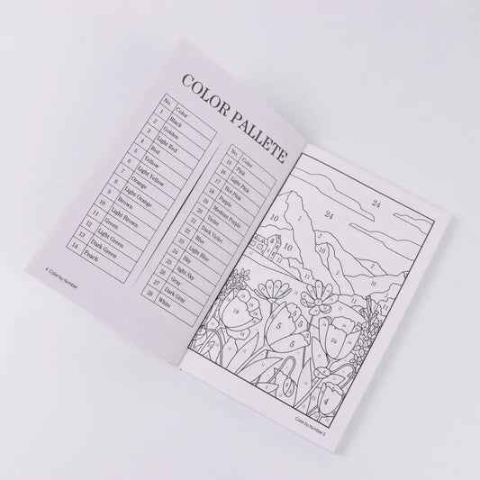 Color By Number For Adult Colouring Book: A UniqueBackground Paper Adult Colouring Book For Men Women & Teens With Stress Relief
