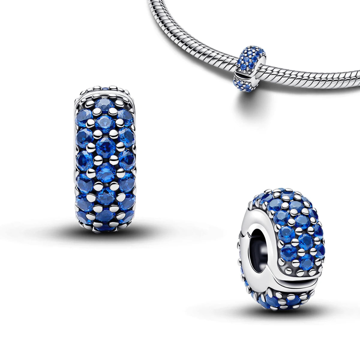 S925 Silver Plated Pave Charm Bead Ice Cream Whistle Stamp Nature Biology Crab Anchor Sun Face Heart DIY Bracelet Fine Jewelry