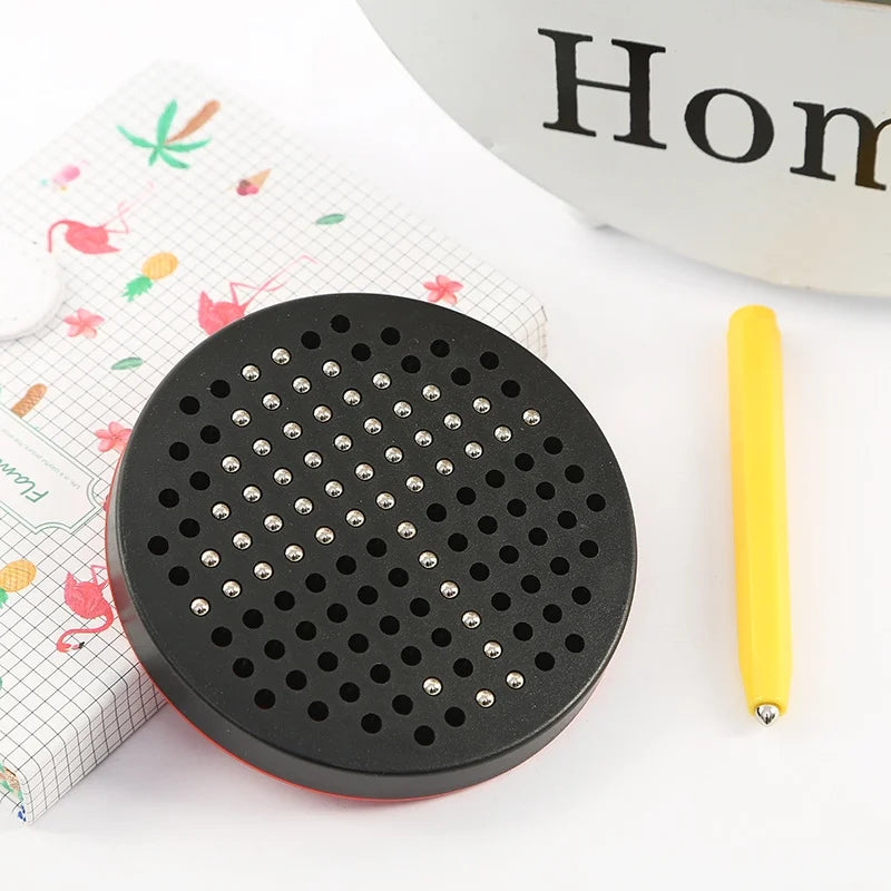 Kids Magnetic Drawing Board Ball Sketch Pad Tablet With Pen Montessori Educational Toys For Children Trip Activities Magnet Toy