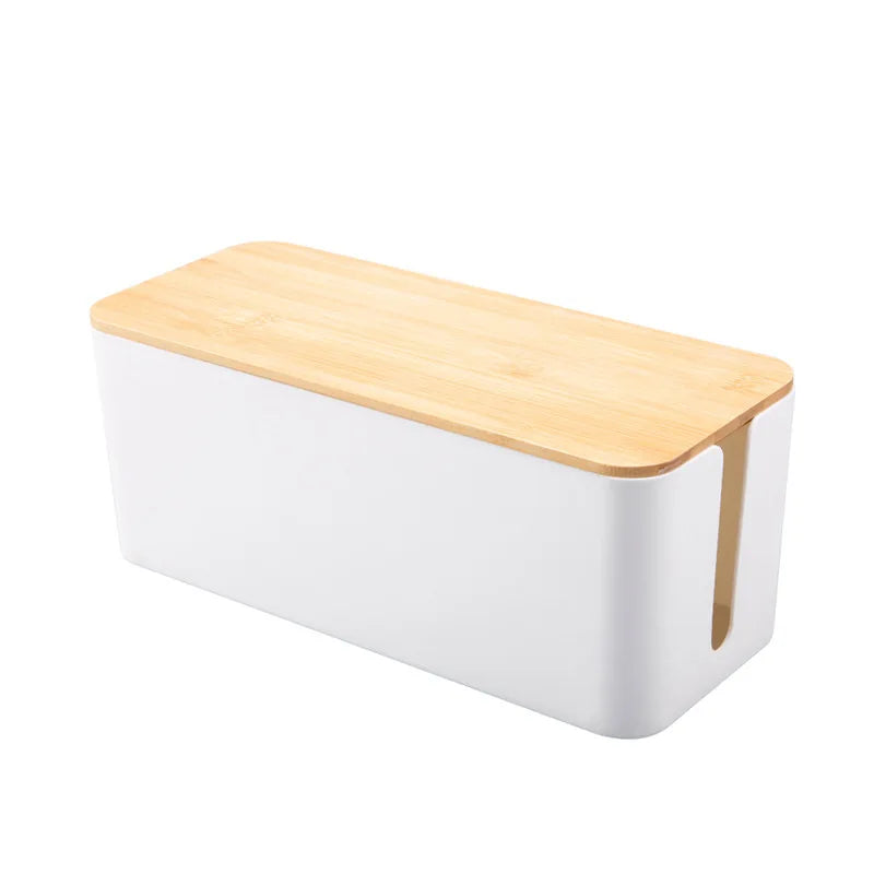 Cable Storage Box Power Line Dustproof Case Charger Socket Organizer For Wire Plug Protection anti-electric Shock finishing Box