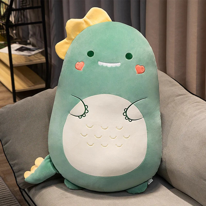 Squishy Toy Kawaii Animal Fat Dinosaur Shiba Inu Dog Pillow Plush Toys Cute Rabbit Dolls Bed Sleeping Cushion