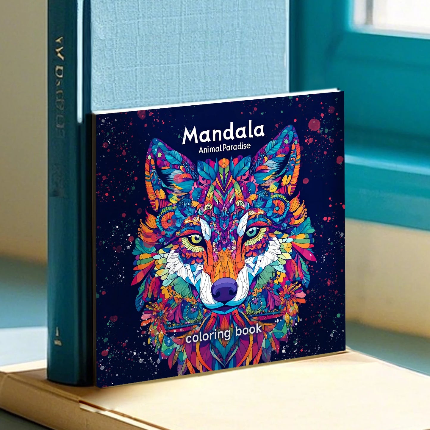 Mandala Animal Paradise Art Coloring Book 24 Page Gift For Birthday Party Relieve Stress Kill Time Graffiti Painting Drawing