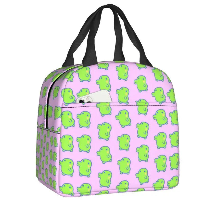 Custom Tamagotchies Cartoon Insulated Lunch Tote Bag for Women Resuable Cooler Thermal Bento Box Kids School Children