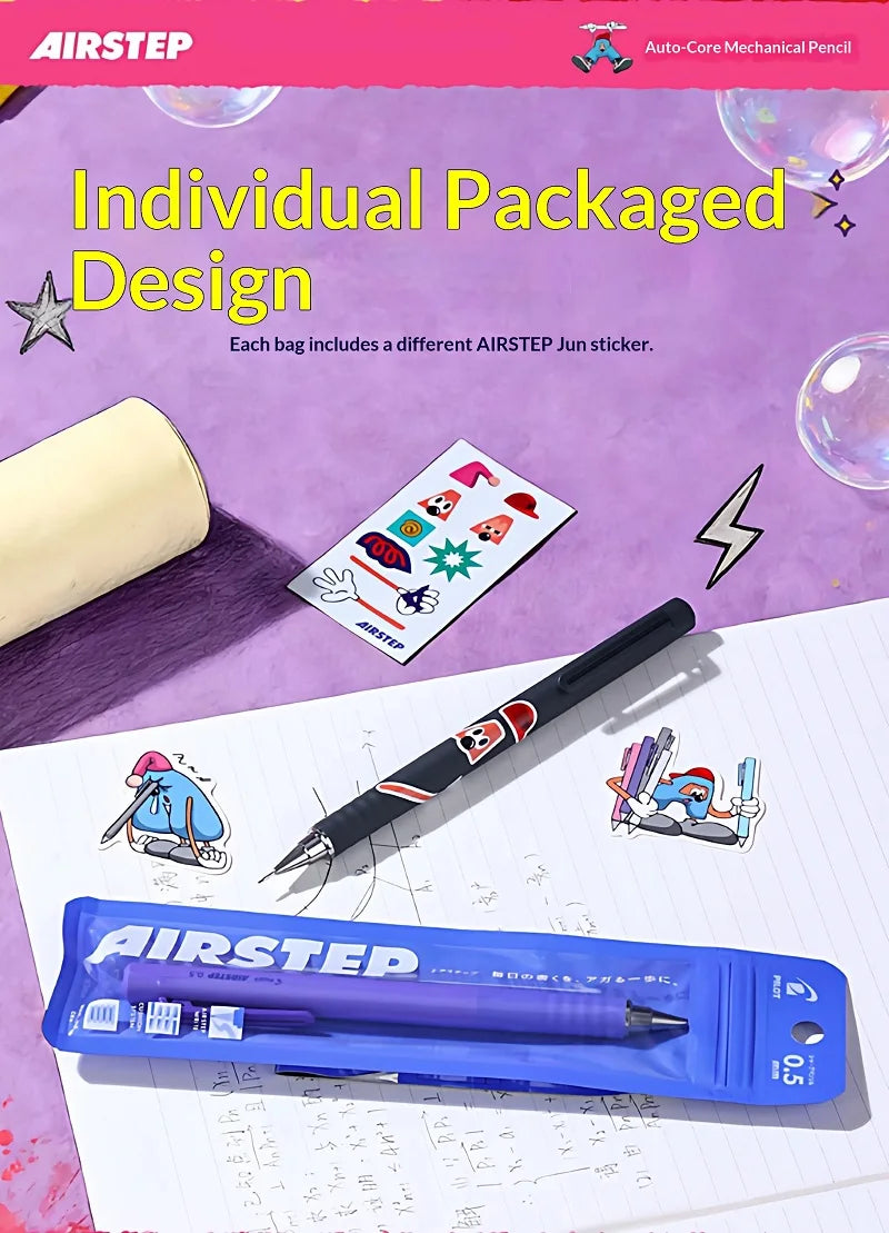 PILOT AIRSTEP Pencil HAS-15 New Function Mechanical Pencil,0.5mm Limited Edition Color Pen Body Students Children Stationery Pen