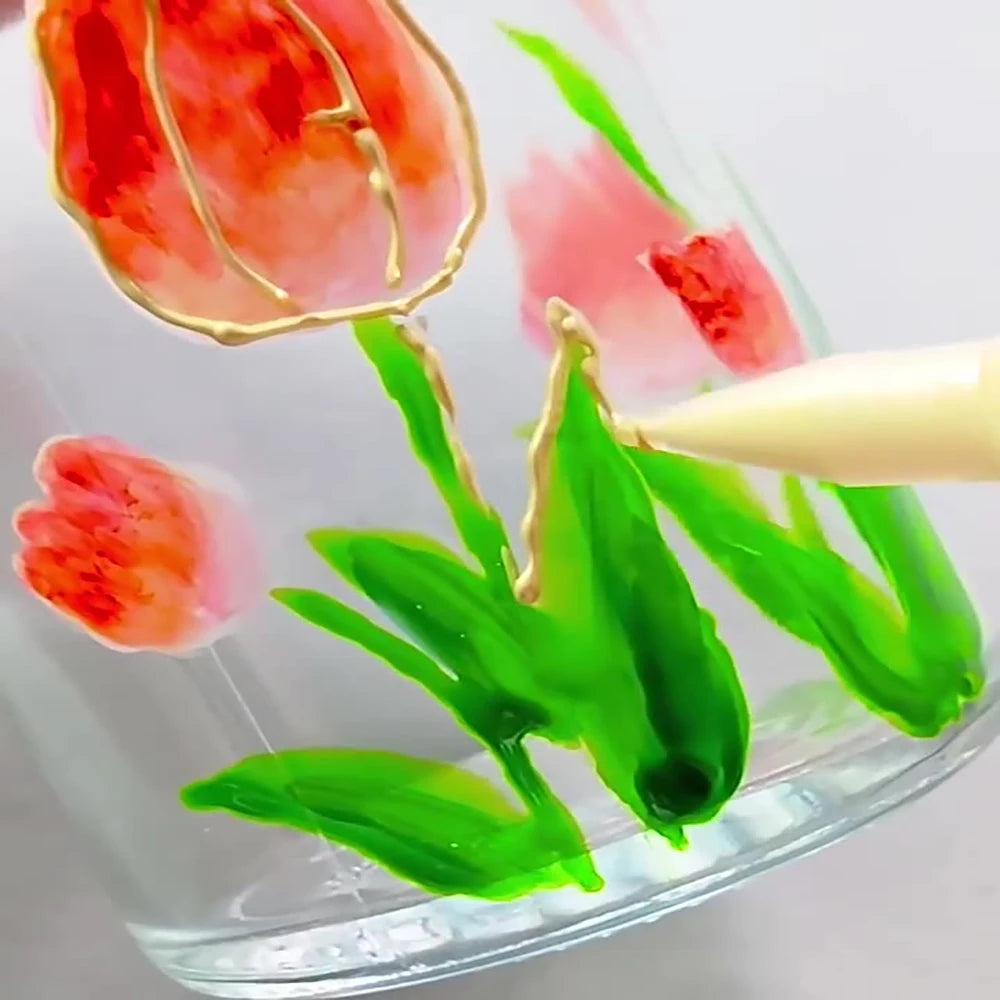 Acrylic Paint 20ml Bottle Acrylic Paint DIY Handmade Set for Drawing Glass Fabric Painting Rich Pigments for Artists Painting