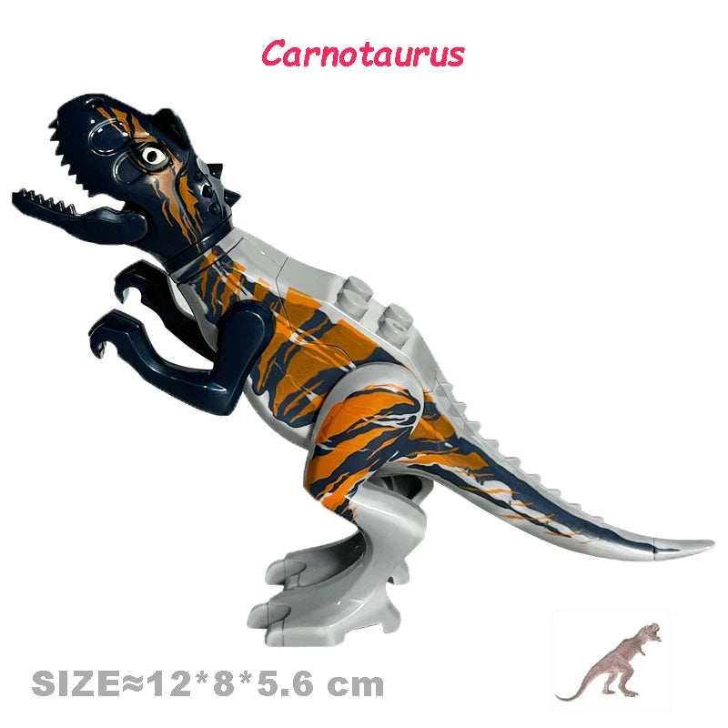 Cool Jurassic Dinosaurs World Velociraptor Triceratops Indominus T-Rex Model Assemble Building Blocks Toys For Children Boy Gift