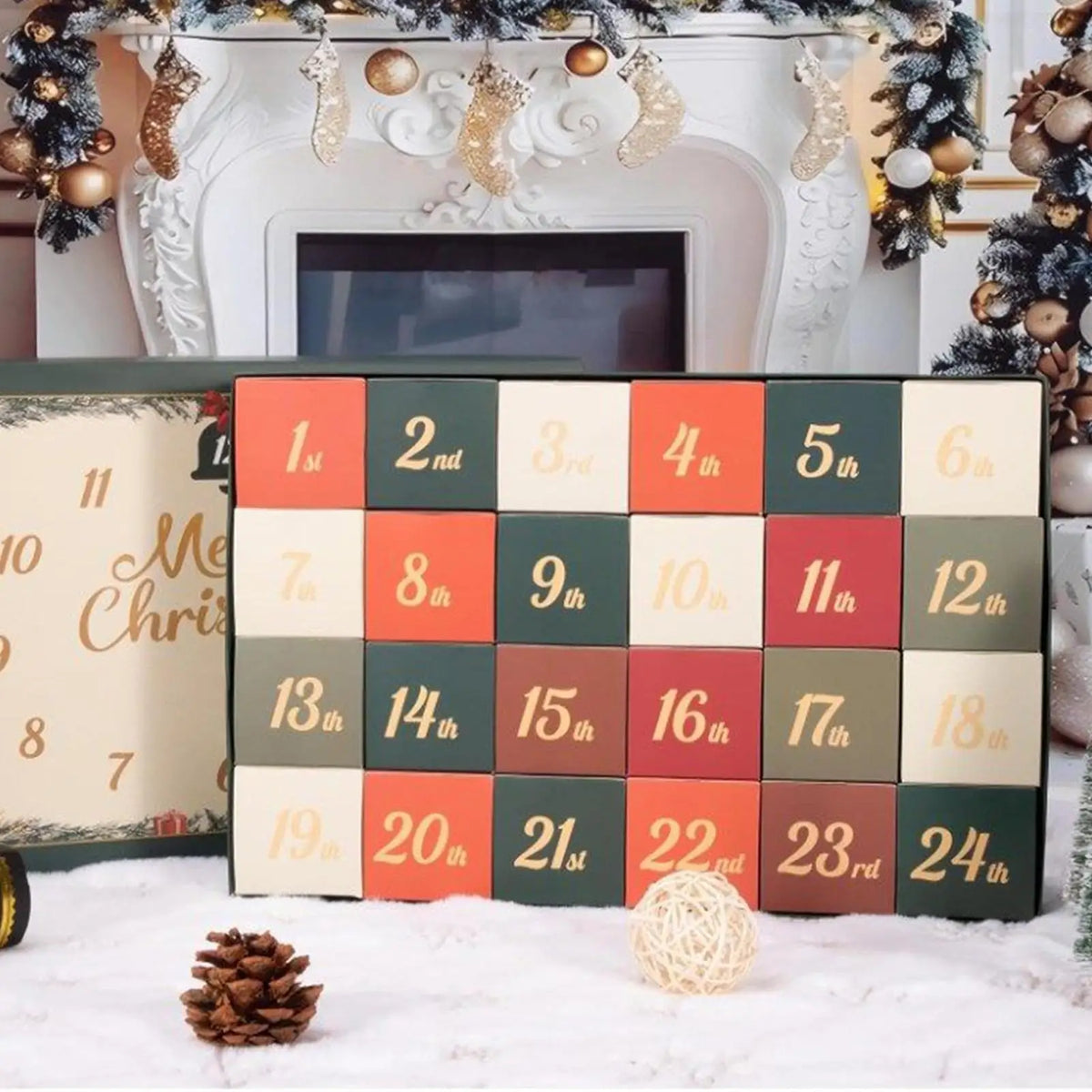 Crochet Animal Acrylic Advent Calendar – 24 Days Positive Christmas Decor