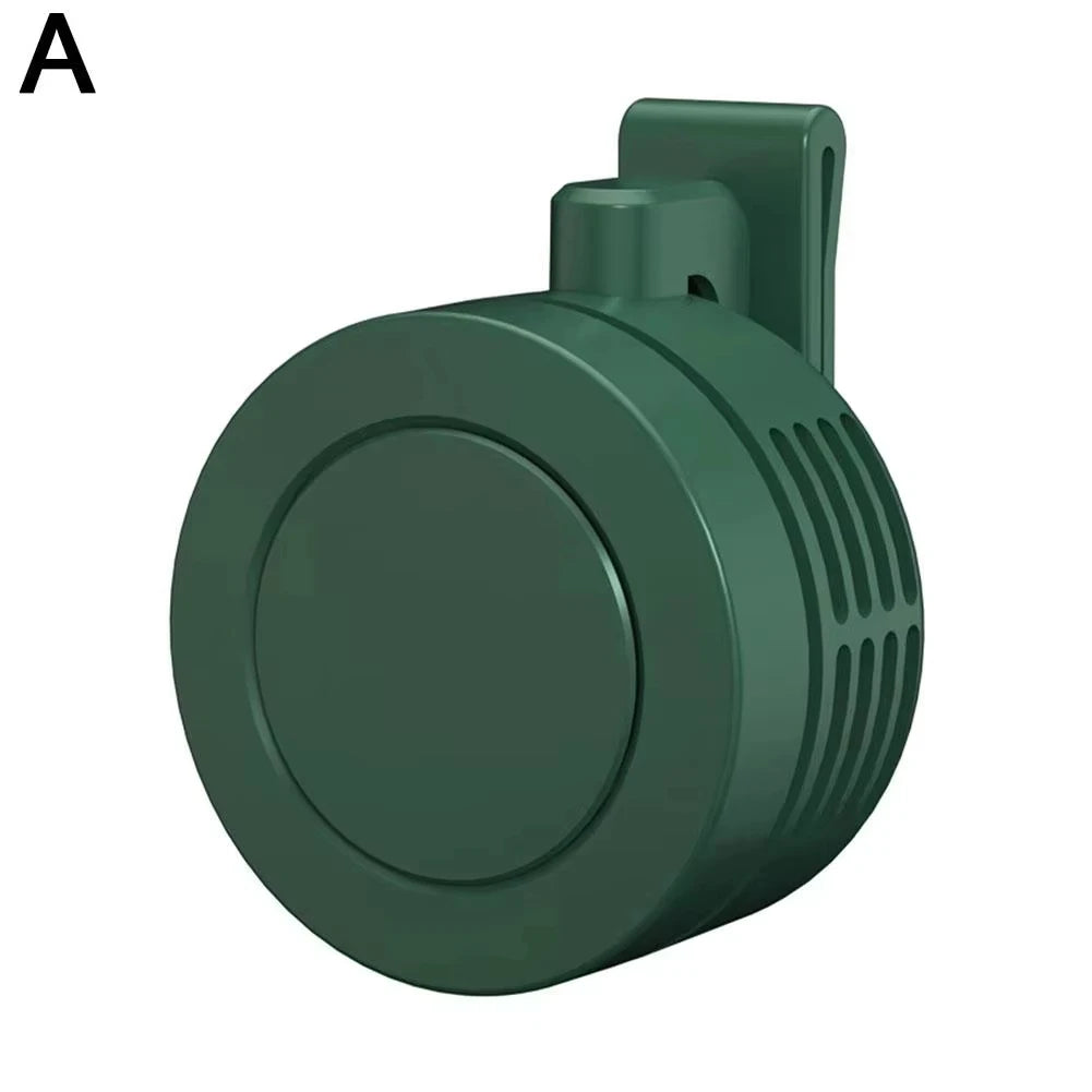 Mini Waist Clip Fan USB Rechargable Summer Cooling Fan Hanging Waist Neck Fan Portable Silent For Outdoor Camping Fishing 2026