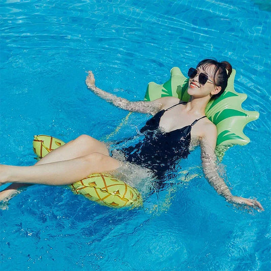 1Pcs PVC Summer Inflatable Foldable Floating Row Swimming Pool Water Hammock Air Mattresses Bed Beach Water Sports Lounger Chair