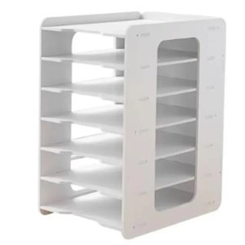 New Office Desktop File Rack Multi-Layer Folder Storage Box Desktop Finishing Artifact Office Supplies Storage Rack
