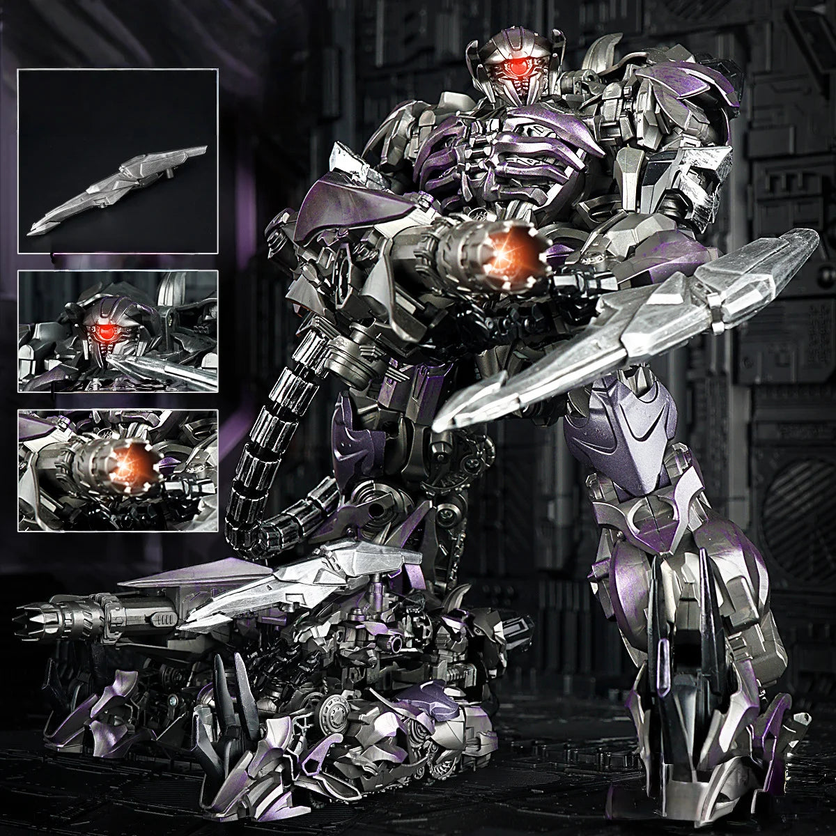 TW1029 Transformation Toys Megatank Galvatron Ironhide Shockwave Action Figure Robot Collection Movie Deformation Model Gifts