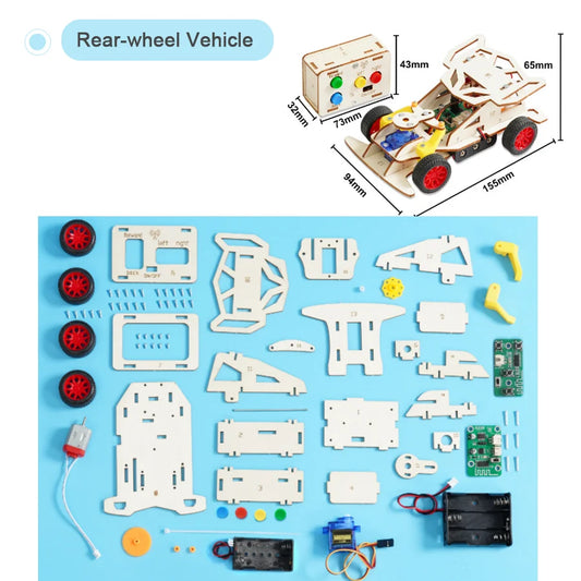DIY Science Experiment Physical Model STEM Kit Handmade Assembly Craft Technology Kids Educational Toy Project for School Supply