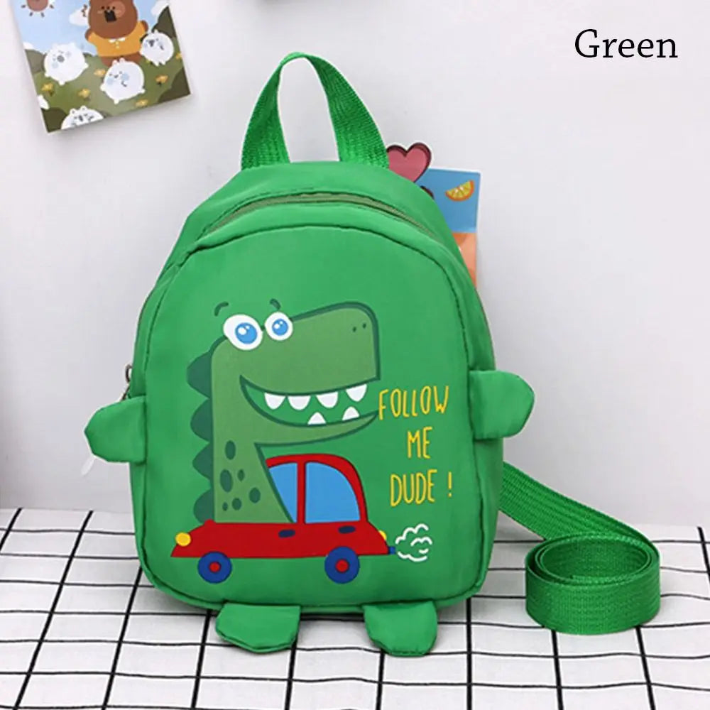 Cartoon Dinosaur Cute Toddler Rucksack Safety Harness Anti-lost Backpacks Boys Girls Kindergarten Schoolbag