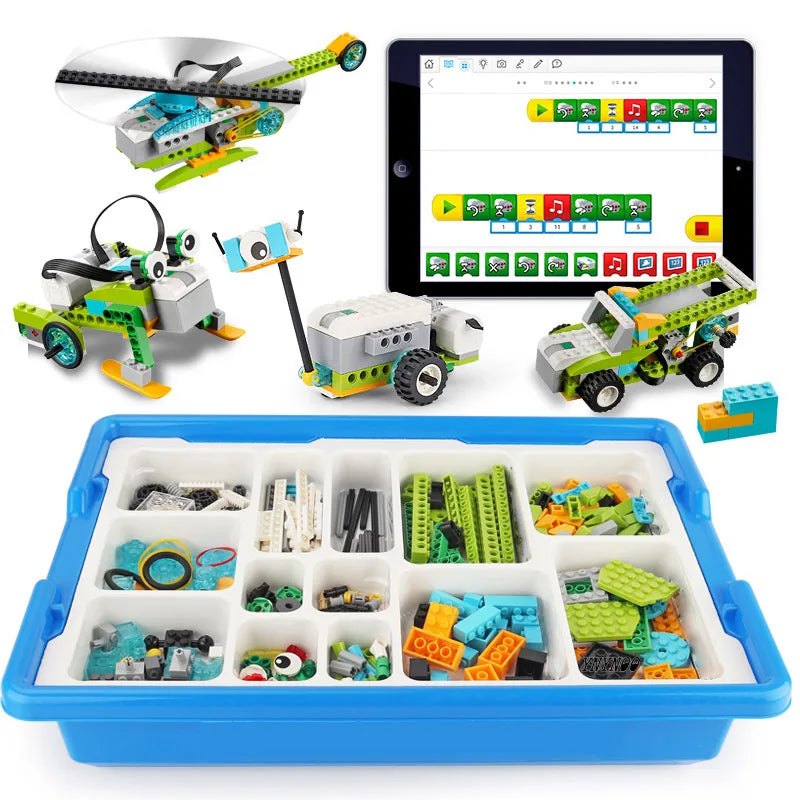 NEW WeDo 2.0 Core Set Technical Building Blocks Kit for School Education DIY We-Do 45300 Scratch 3.0 Kids Toy Christmas Gift