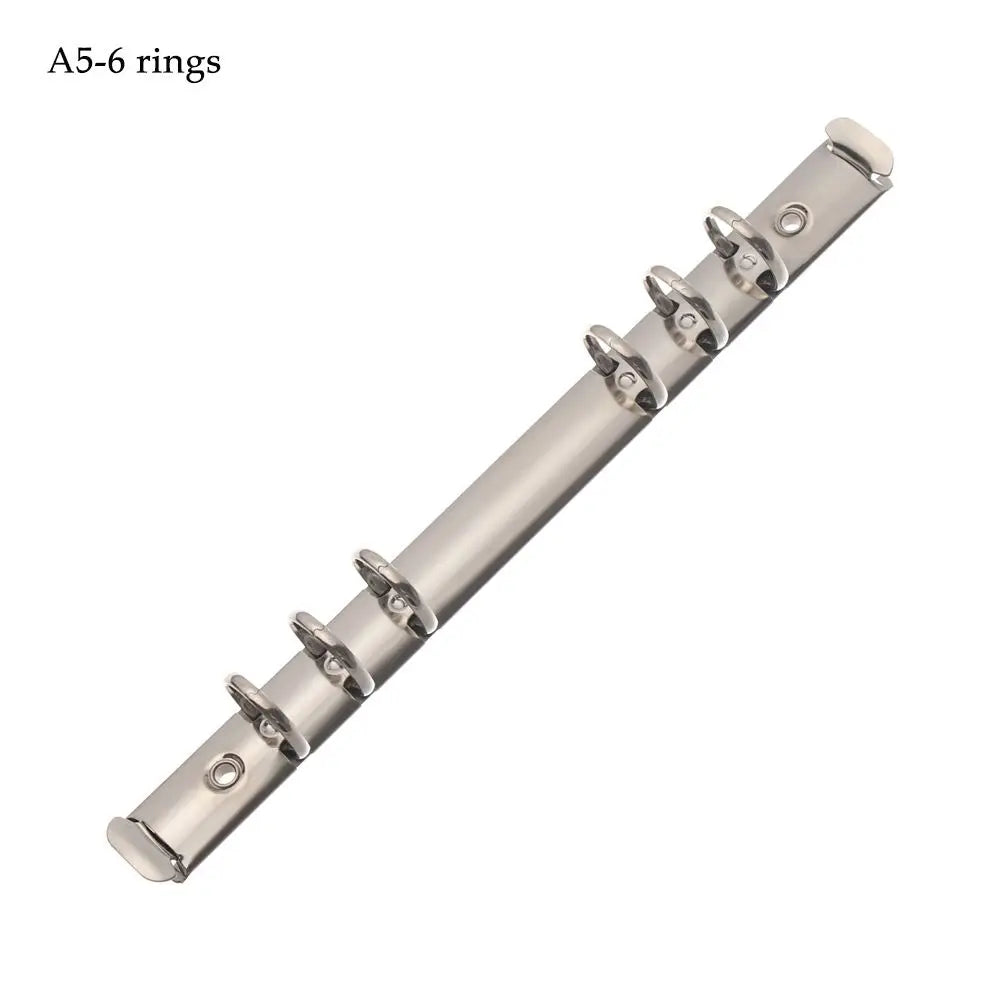 A4/B5/A5/A6/A7 Metal Spiral Rings Binder Clip Loose-leaf File Folder Clip Notebook Accessory Stationery