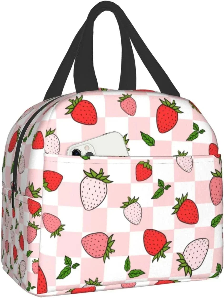 Cute Lunch Bag Lunch Containers Thermos for Hot Food Lunch Box for Teen Girls School Work Travel Picnic Bento Bags