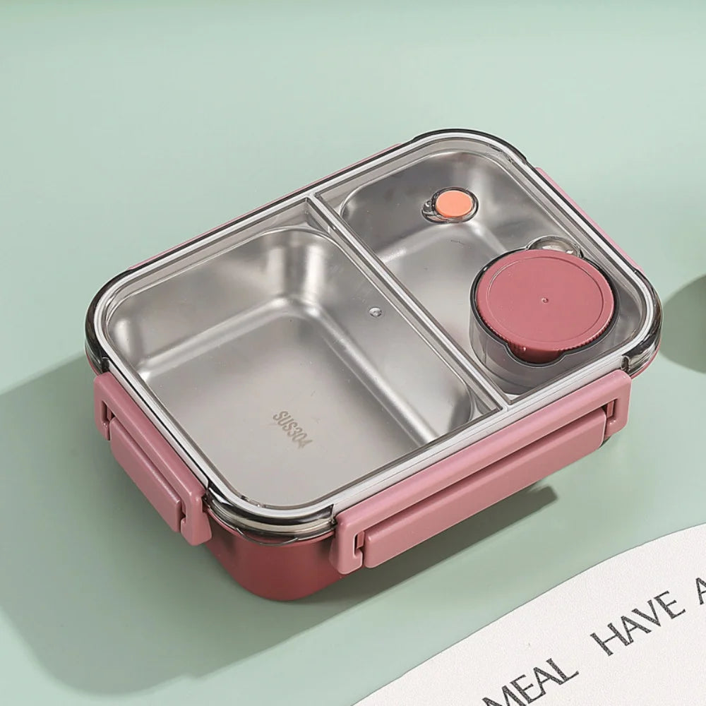 850ml Portable Lunch Boxes for Children Adults Thermo Soup Bento Box Stainless Steel Insulated Heating Food Storage Container