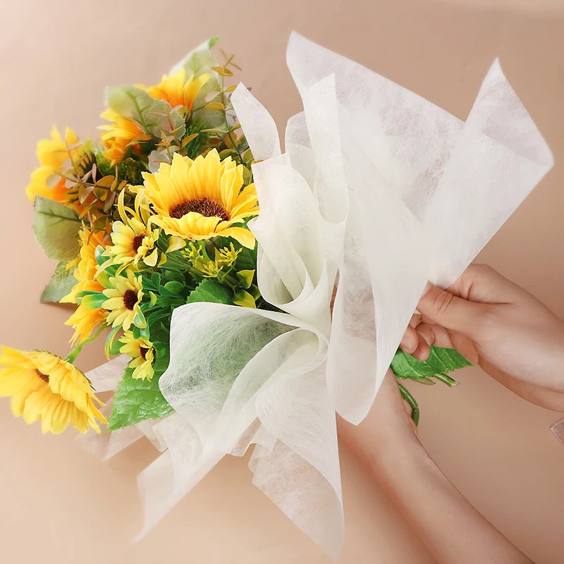 40pcs Tissue Paper Florist Flower Wrapping Paper DIY Handmade Bouquet Crafts Gifts Packaging Wedding Party Supplies