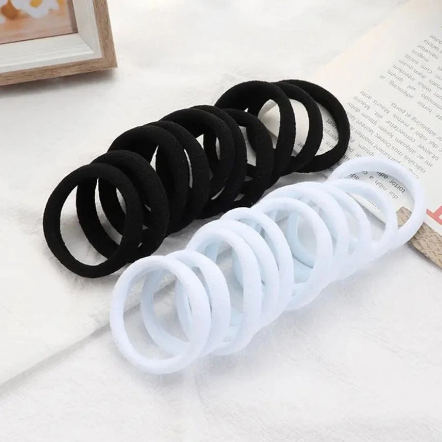 Colorful Ealstic Hair Ties for Girls Ponytail Hold Scrunchie Rubber Band women Fashion Hair Accessories elastic hair bands