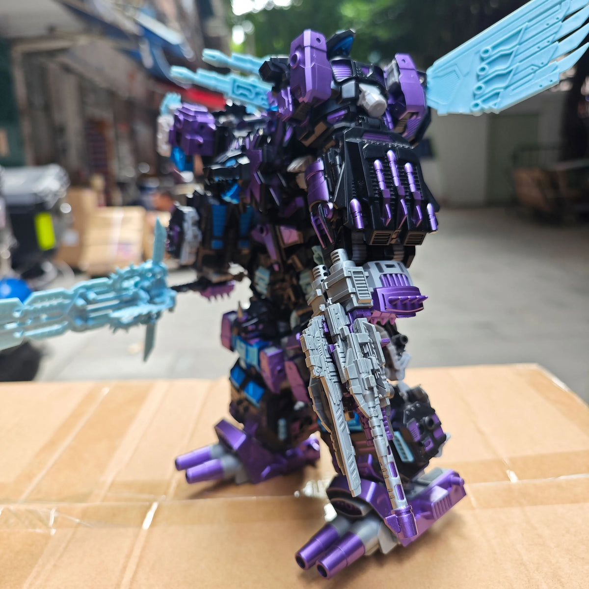 TENGYANG DARK Predacons Combiners Wars KO Transformation 5 IN 1 Predaking G1 36cm Action Figure NO BOX