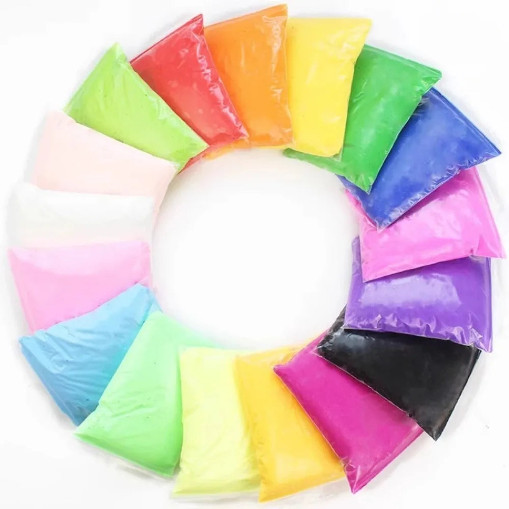 Super Light Non-toxic 24 Colors Clay 100g/500g Bag Plasticine Space Mud for Kindergarten School DIY Handwork Art Material