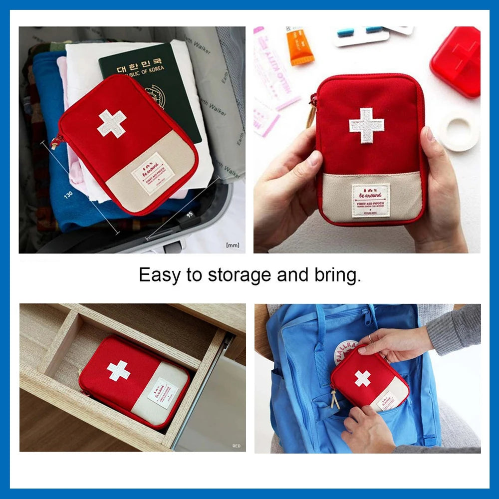 Portable Medicine Epidemic Prevention Kit Outdoor Travel Medicine Storage Box Portable Health Kit Medical Emergency