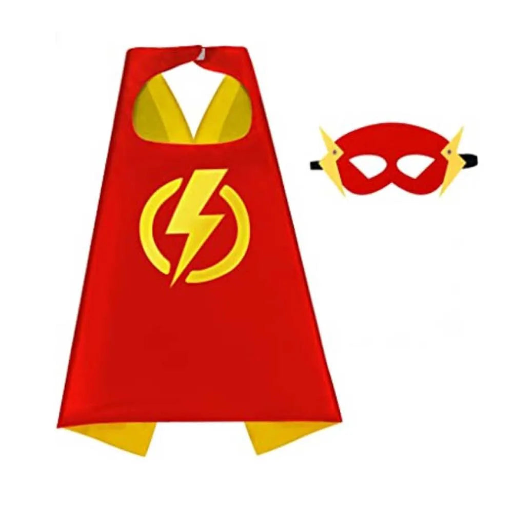 8 sets Superhero Capes for  Cool Halloween Christmas  Costume Cosplay Festival Party Supplies Favors Dress Up for boys girls