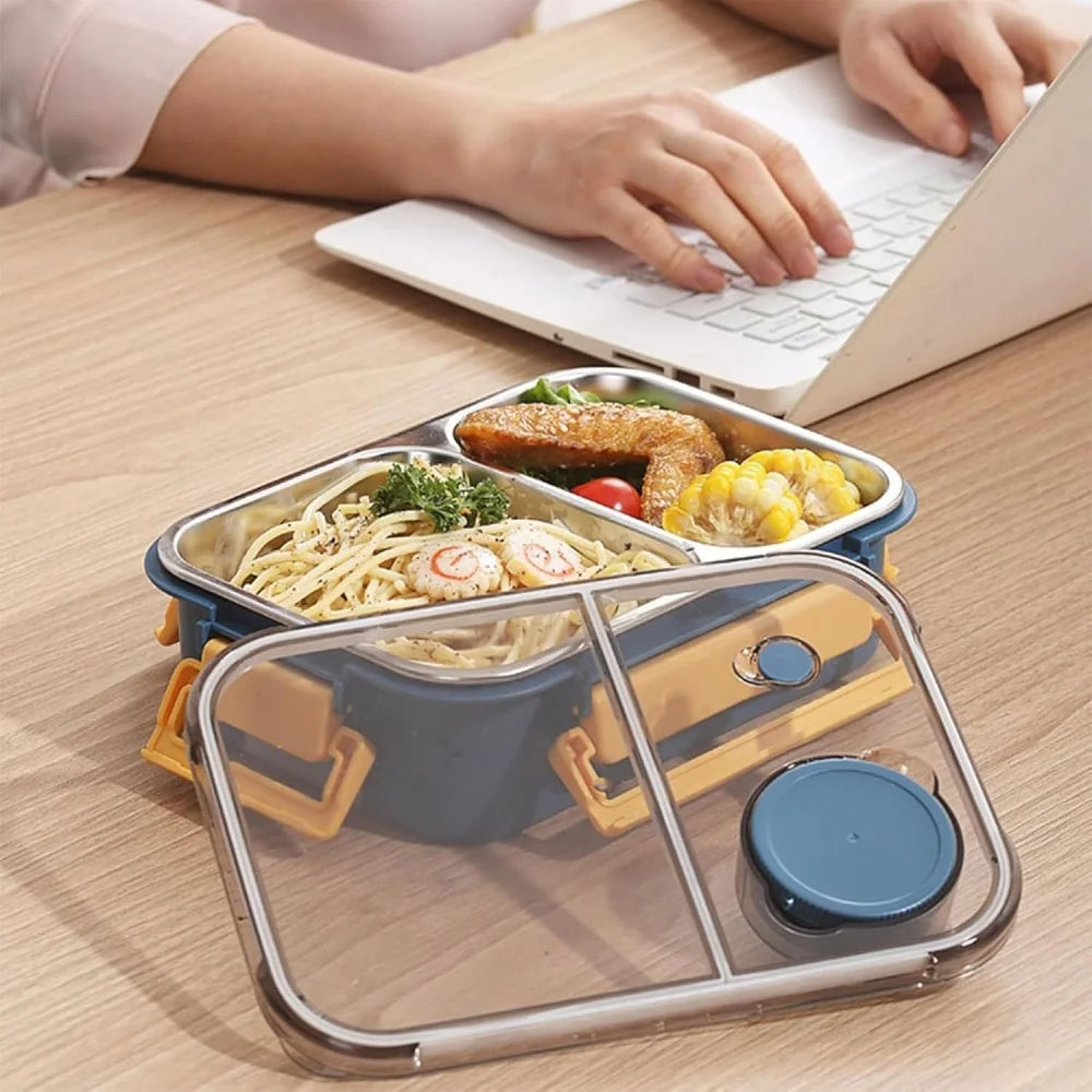 850ml Portable Lunch Boxes for Children Adults Thermo Soup Bento Box Stainless Steel Insulated Heating Food Storage Container
