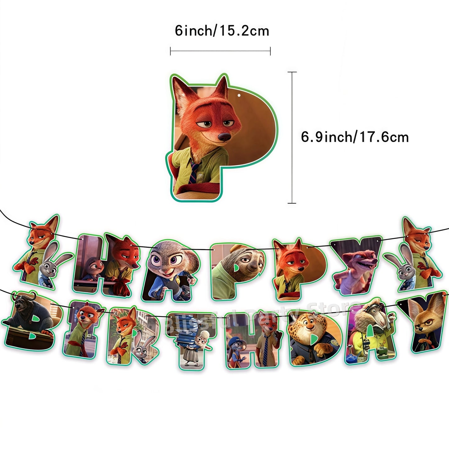 Zootopia Party Favors Slap Bracelets Keychain Stamp Popcorn Box Gift Bag Fillers Kids Birthday Decor Baby Shower Supplies Gifts