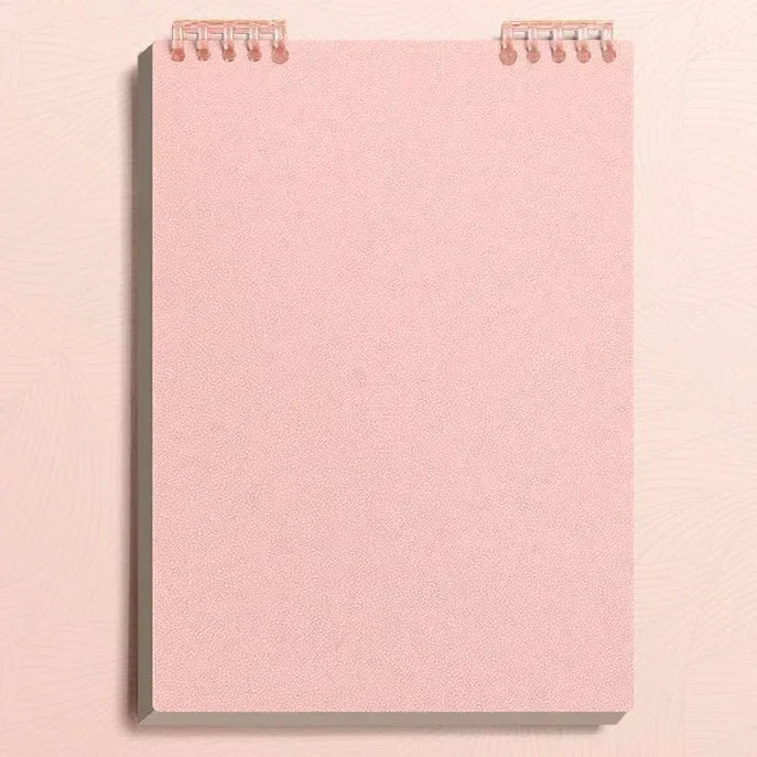 A5 60 Sheets Thick Notebook Spiral Binding Loose-leaf Notebooks with Lines Pages for Students School Office Stationery Supplies