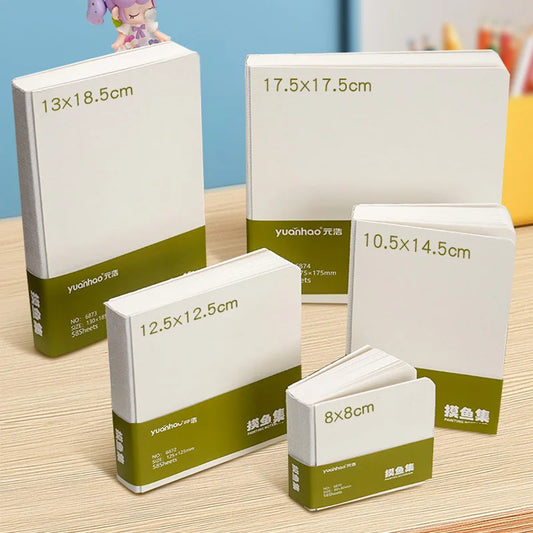 Mini Watercolor Sketchbook – 230gsm Pocket Paper Pad in 5 Sizes