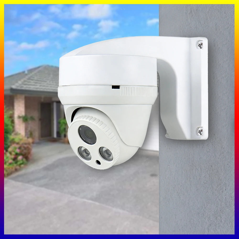 L-shaped home office dome camera mount CCTV accessories Plastic durable security wall-mounted indoor/outdoor dual-purpose