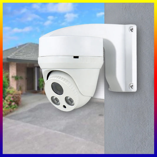 L-shaped home office dome camera mount CCTV accessories Plastic durable security wall-mounted indoor/outdoor dual-purpose