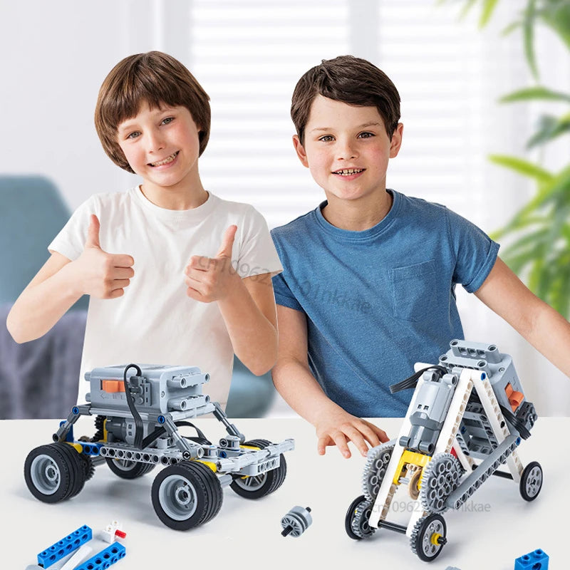 STEM 9686 Educational Set Technical Simple and Motorized Building Blocks School Students Learning Power Function Bricks Kids Toy