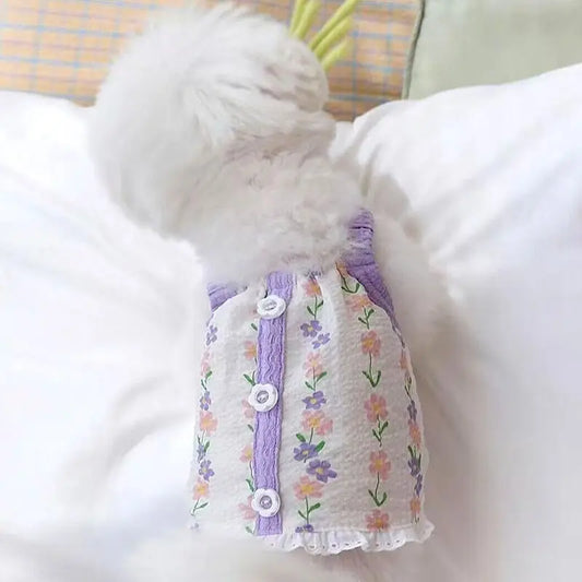 Puppy Suspenders Summer Cooling Vest for Dogs Dog Costume Cute Girls Dog Clothes Bichon Chihuahua Clothing Pet Outfit Dog Vests