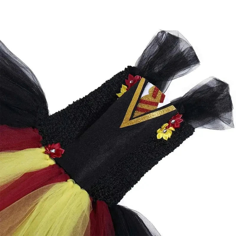 Kids Harri Poter Costumes for Girls School of Wizardry Fancy Dresses with Magic Wand Glasses Children Carnival Halloween Outfit
