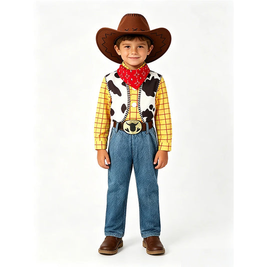 Woody Jessie Western Fancy Toy Kids Clothes Halloween Cosplay Performance Children's Costume Carnival Party Boys Girls Outfits