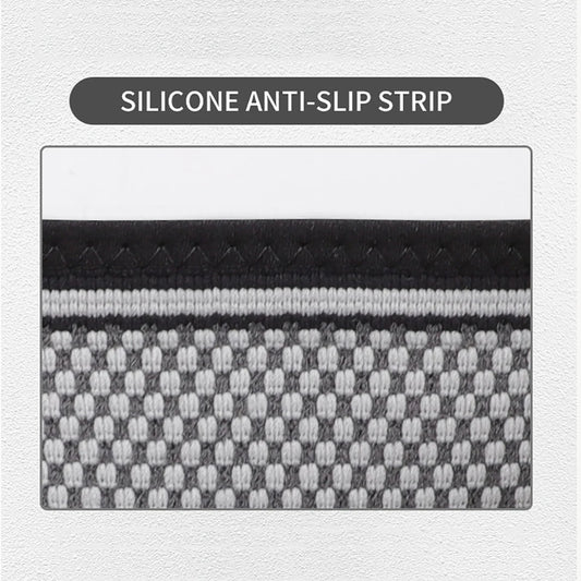 Knitted Knee Pads Elastic Compression Silver Fiber Silver Ion Tightly Wrapped Joint Pain Meniscus Injury Silicone Anti-slip