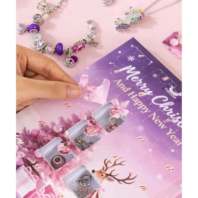 DIY Bracelet Jewelry Advent Calendar – 24-Day Christmas Countdown Gift Box