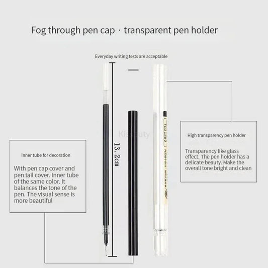 54Pcs/Set Japan Fine Point Pen 0.35mm Black Blue Red Ink Gel Pen Ballpoint Pen School Office Student Writing Stationery Supply