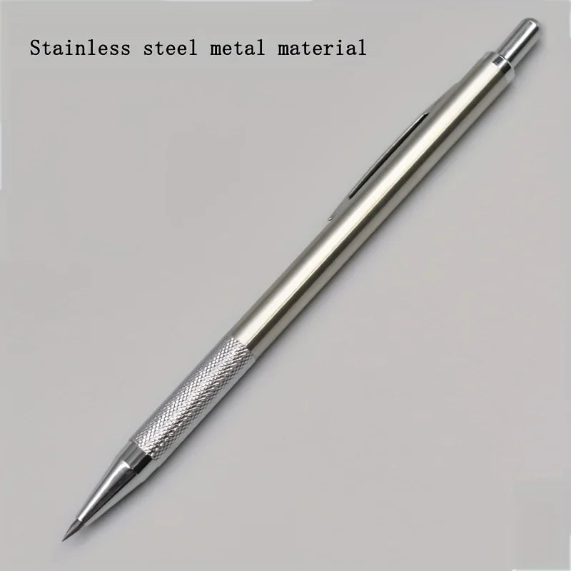 All Metal Mechanical Pencils 0.3, 0.5, 0.7, 0.9, 1.3 2.0Mm Lead Refills  Art, Writing, Sketching Retractable Design