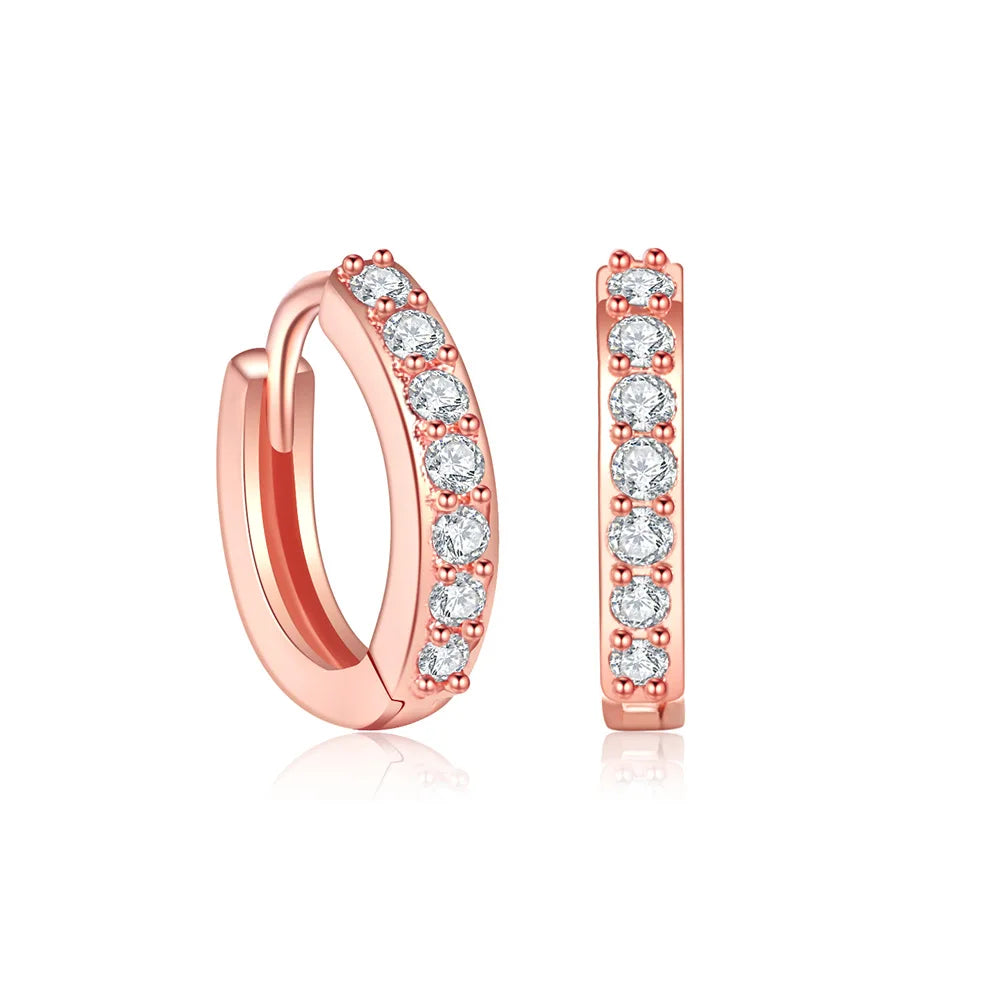 2025 Summer New Artificial Fantasy Crystal Circle Ring Buckle Pendant Earrings for Women's Luxury Jewelry Unusual Accessories