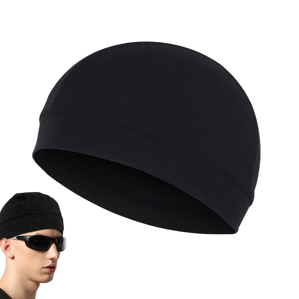 5/2/1pc Summer Cooling Skull Caps Helmet Liner Anti-UV Anti-Sweat Wicking Cycling Running Motorcycle Riding Under Hard Hat Liner