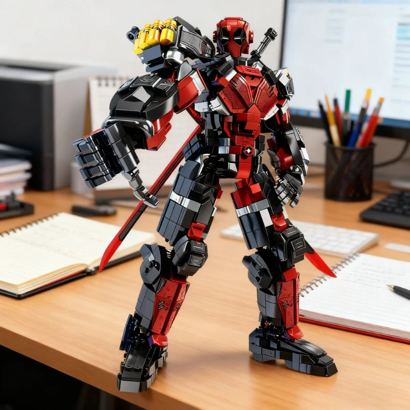 2002PCS Mechanical Warrior Assembly Home Décor Figurines, Movie Action Assembly Figures, DIY – Perfect as a holiday gift.