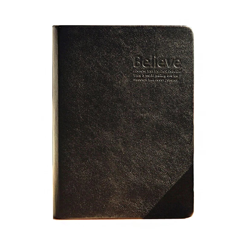 Vintage Thick Leather Bible Notebook Blank Diary Book Retro Zakka Paper Journals Agenda Planner Notepad Stationery Gift Supplies