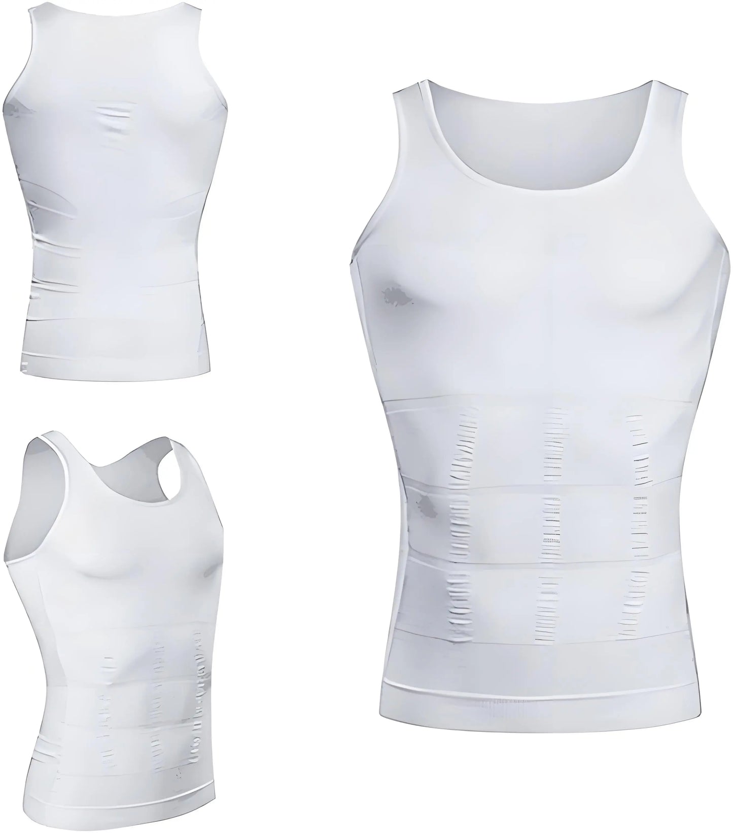 Men Compression Body Shaper Vest Seamless Slimming Tank Top Belly Control Waist Trainer Undershirt Shapewear
