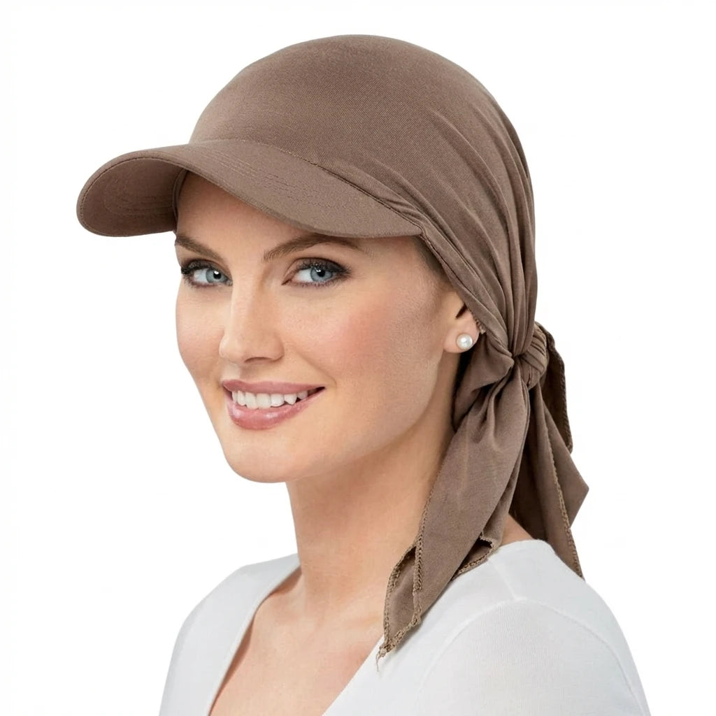 Women Classic Solid ColorTurban Hat Outdoor Brim Sunshade Hats Curved Hat  Baseball Cap Sun Hats Headscarf Scarf Femme