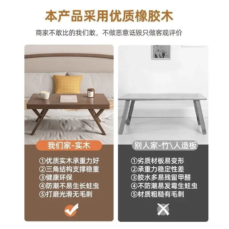 bay window small table small table household new Chinese tatami kang notebook computer  window sill coffee