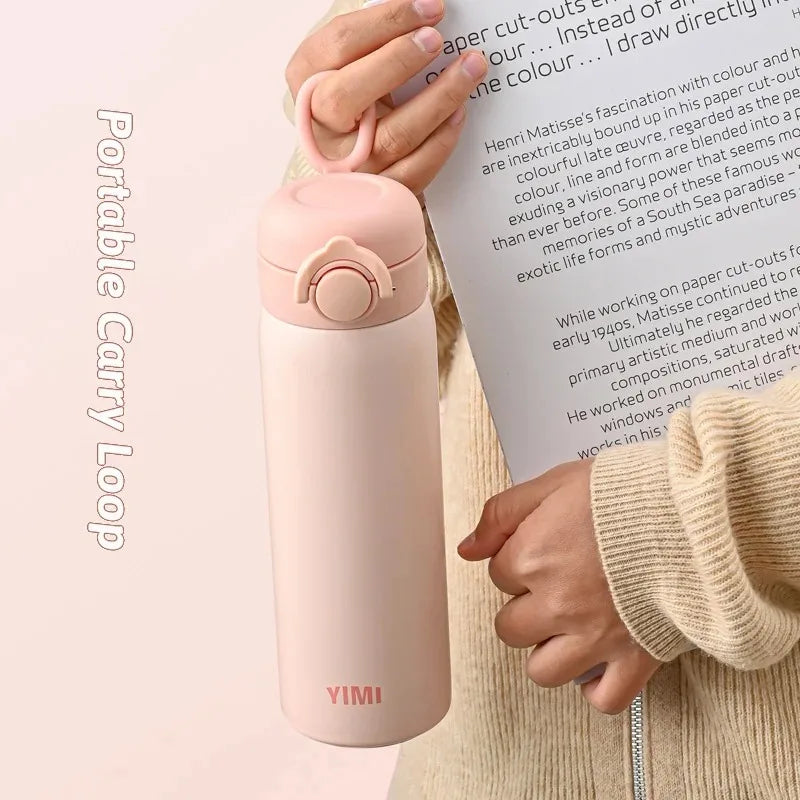 500ML Thermos Bottle Vacuum Flasks Tumbler 304 Stainless Steel Thermal Water Bottle Keep Hot And Cold Insulated Cup Drinkware